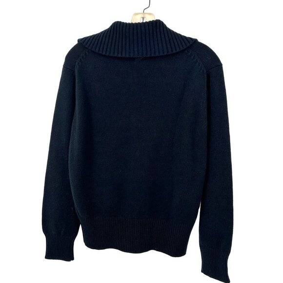 VINTAGE GIMBELS LATIN AMERICAN FIGURE RAINBOW ZIPPERED SWEATER - L - Picture 4 of 4